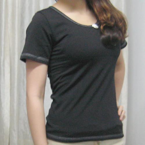 保暖内衣薄绒贴身显瘦圆领短袖加家居服运动服绒温差大适穿